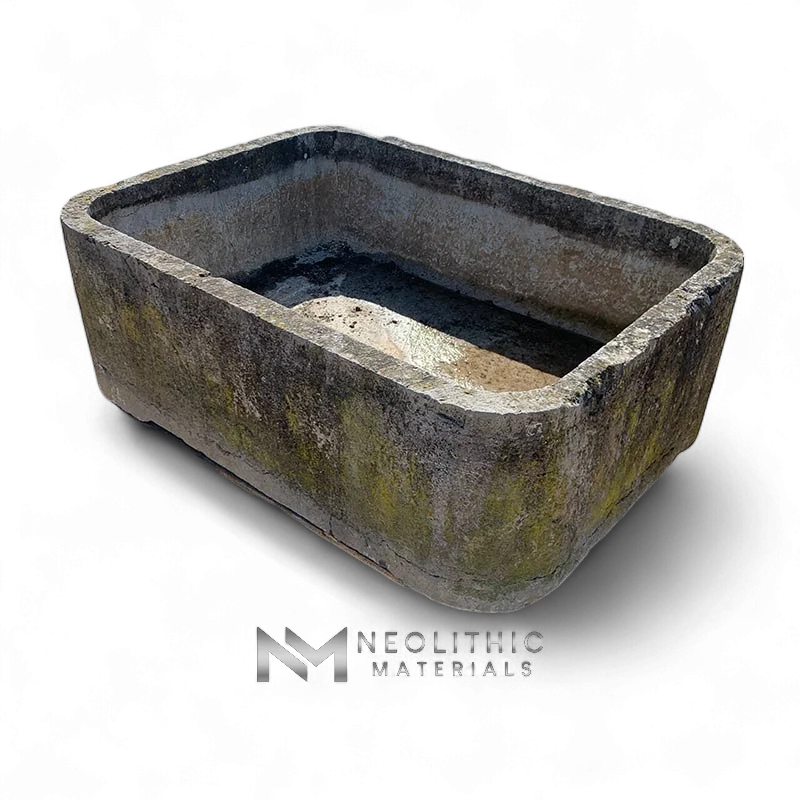 Antique French Limestone Trough - Image 4